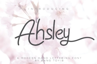 Ahsley: A Handwritten Font for Adding Romance and Charm to Your Designs
