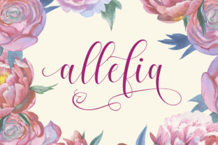 Alefia: A Modern Calligraphy Font for Elegant Design