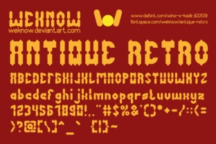 Antique Retro Font: A Nostalgic Touch