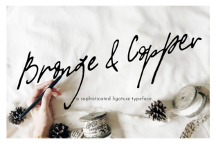 Bronze Copper: A Unique Handwritten Typeface