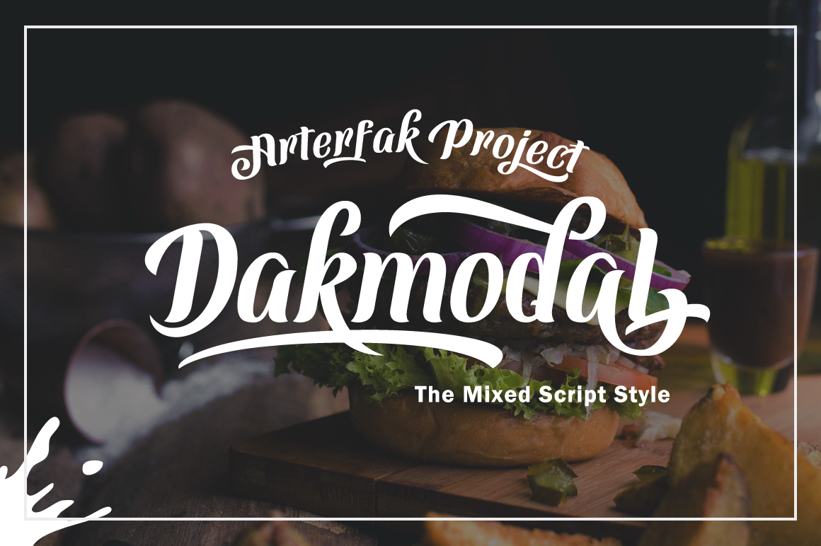 Dakmodal: A Brush Lettered Typeface for Creative Expression