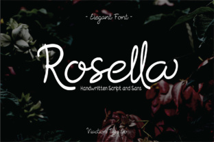Discover the Versatility of Rosella: A Handwritten Font for Every Need