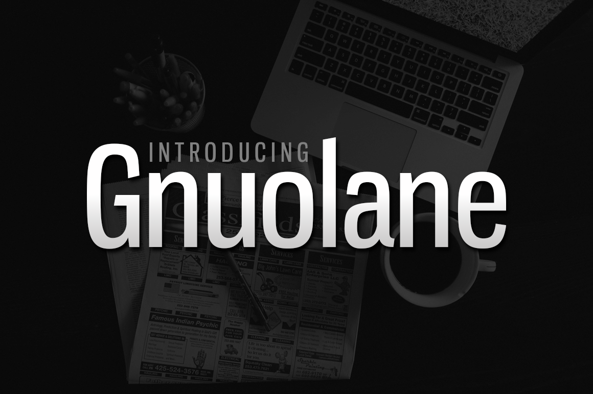 Gnuolane: A Bold and Versatile Headline Font for Modern Design