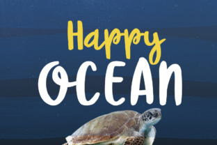 Happy Ocean Font: A Friendly Design for Creative Projects