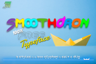 JVNE Smoothdron: A Fun Free Font for Creative Displays