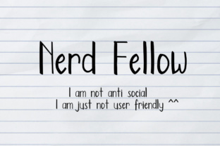 Nerd Fellow: A Versatile Sans Serif for Every Project