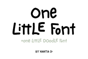 One Little: Adorable Typography with Big Potential