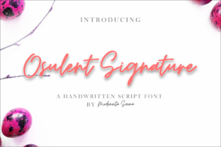 Osulent: The Elegant Handwritten Touch for Modern Design