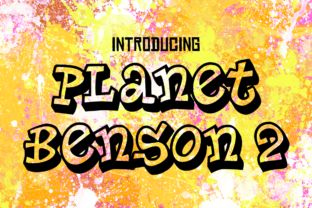 Planet Benson 2: A Bold, Urban Font for Creative Expression