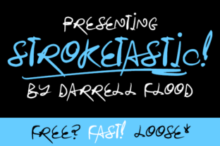 Stroketastic: A Bold, Handwritten Font for Dynamic Designs